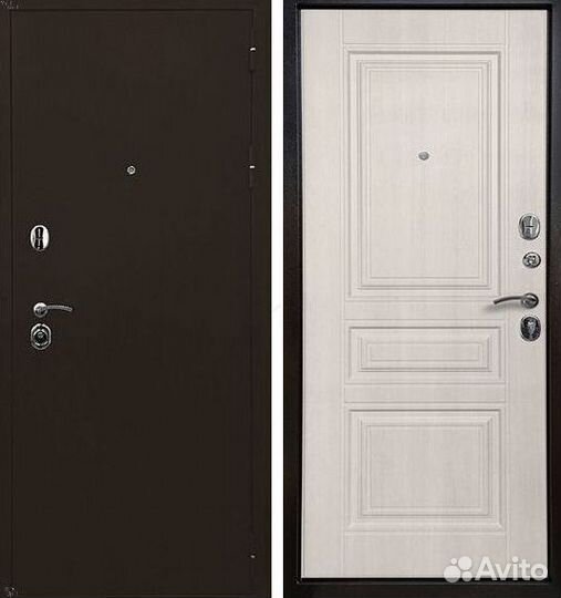 Дверь входная Троя цвет Орех шумо-изоляционная