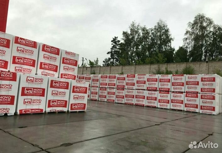 Газоблок Новоблок Д400 В2.5