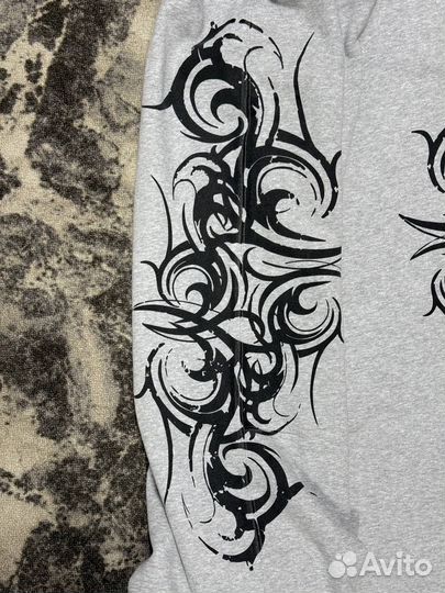 Спортивные брюки Jaded London Grey Tattoo Tribal