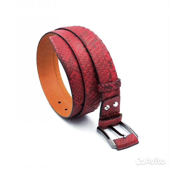 Ремень Malpolon из натуральной кожи питона