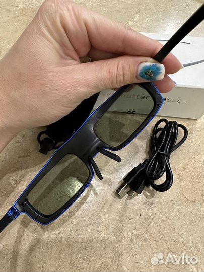 Очки 3D active shutter glasses для проектора