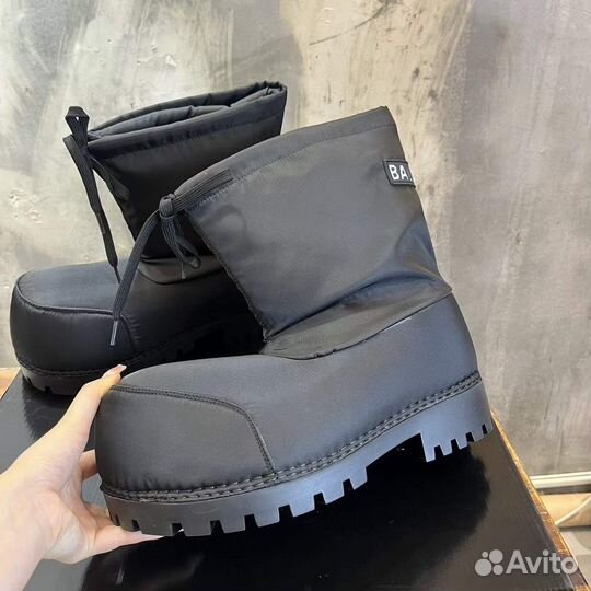 Balenciaga Alaska Low Boots Черные Ботинки