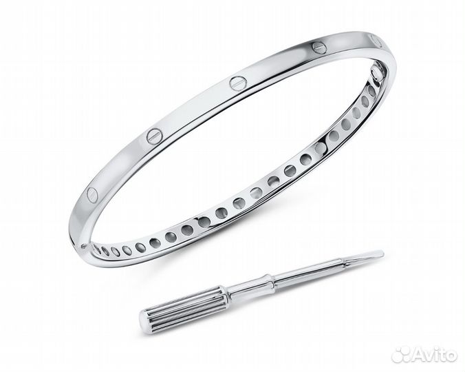 Браслет в белом золоте 585 вес 9.50