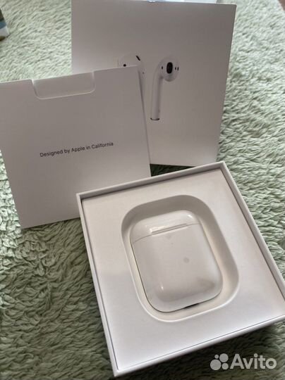 Беспроводные наушники apple airpods оригинал