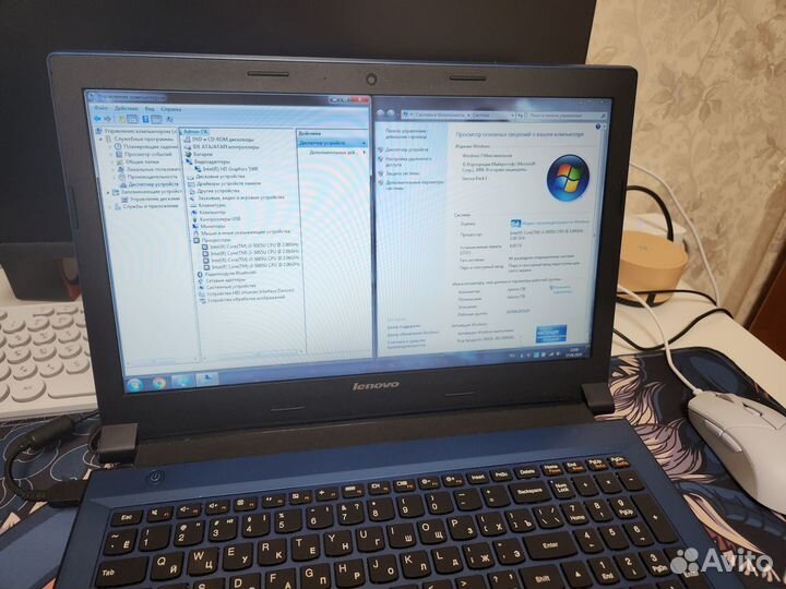 Ноутбук Lenovo Intel i3-5005U/ 4gb