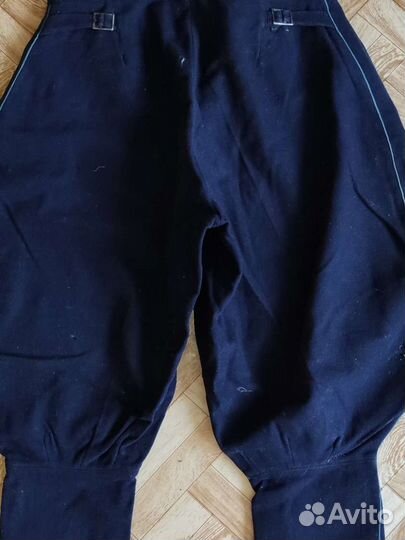 Брюки галифе шерстяные