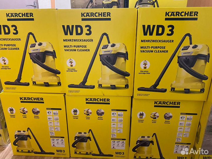 Новые пылесосы Karcher WD 6, WD 5 и WD 3