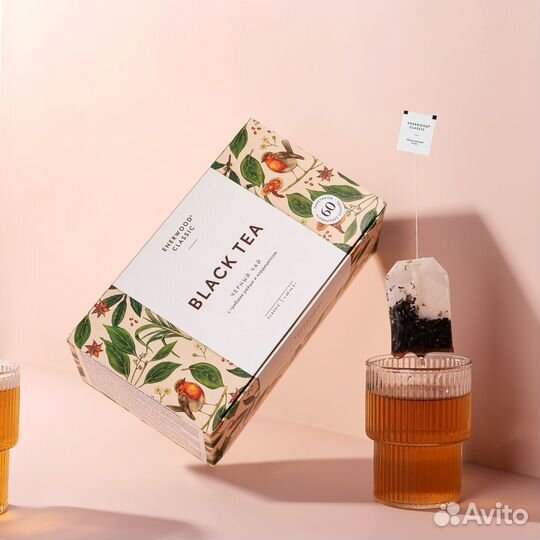 Чай NL черный с грибом рейши и кордицепсом