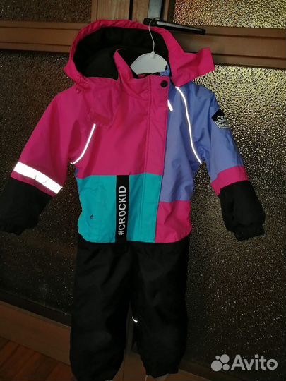 Зимний детский комбинезон для девочки