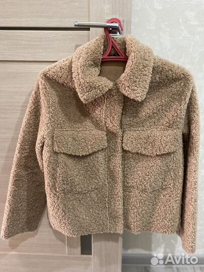 Шубка тедди zara