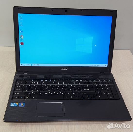 Ноутбук Acer для работы и учебы на intel i3 с ssd