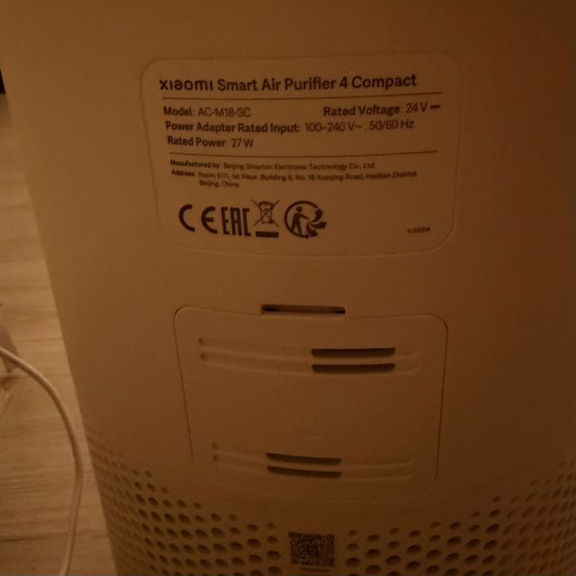 Xiaomi mi air purifier 4 compact