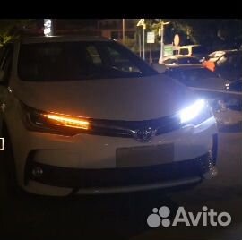 Бегающие ходовые огни Вставка в фару Led