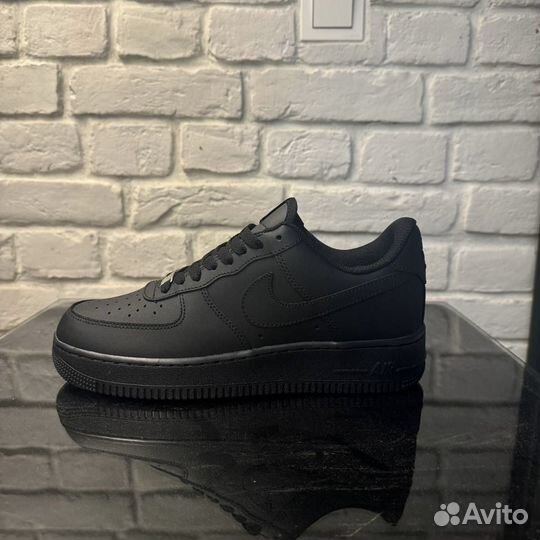 Кроссовки Nike air force 1 черные