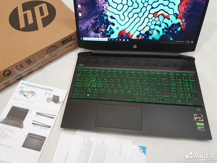 Как новый HP 12 ядер Ryzen5-4600 8G GTX1650 SSD256