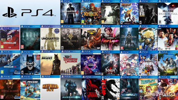 Игры для Playstation 4 и PS 5