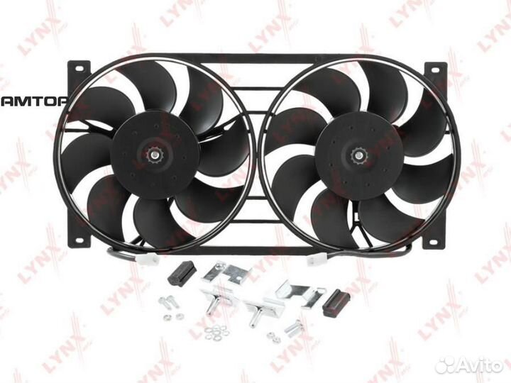Lynxauto RF1610 Вентилятор радиатора с кожухом