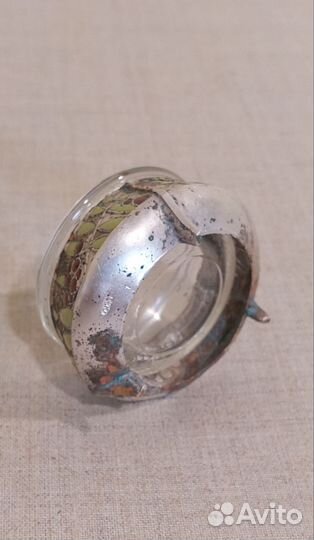 Солонка декор ветки рябины, клеймо СССР 1960е гг