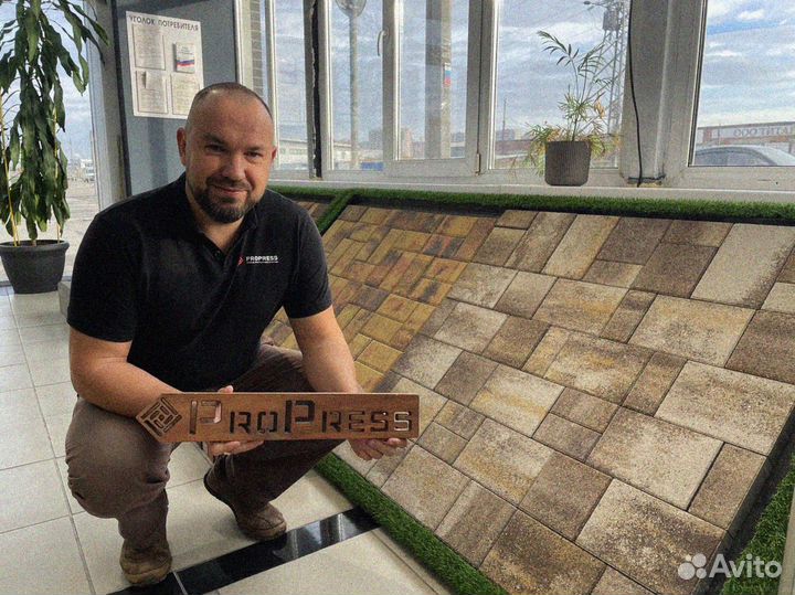 Тротуарная плитка от производителя от 120 м2