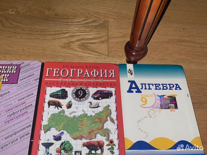 Книги 9 класс учебные бу