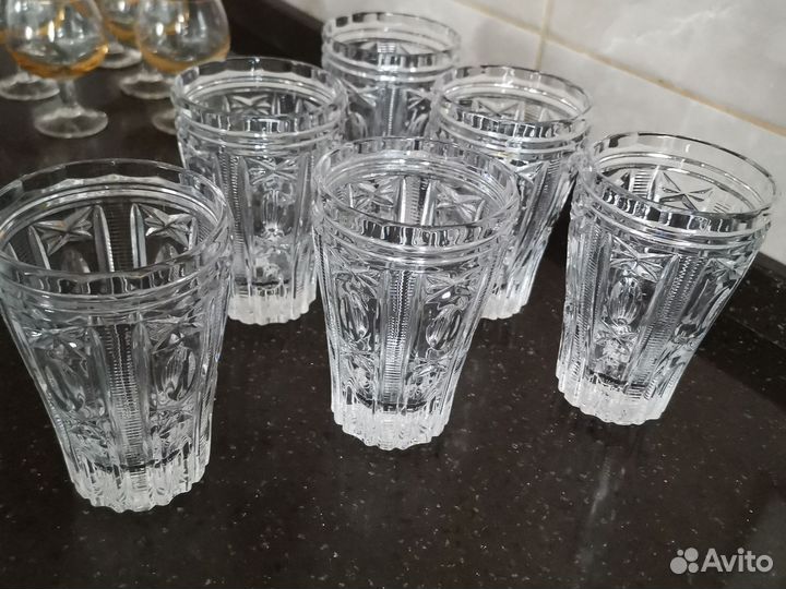 Хрусталь СССР. Рюмки. Стаканы
