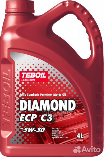 Teboil Diamond ECP C3 5W30 4л. Масло моторное T