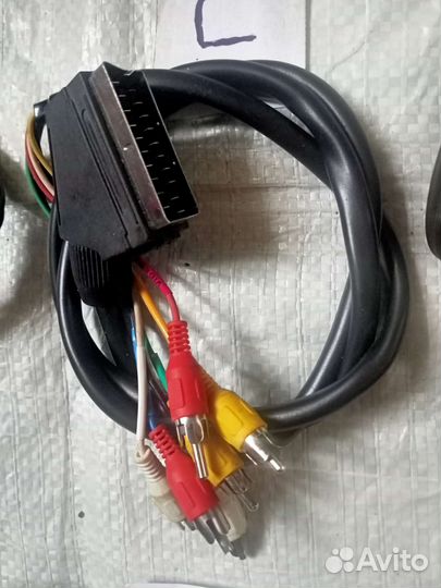 Кабельscart-3,4,5,6RCA,Scart-Scart