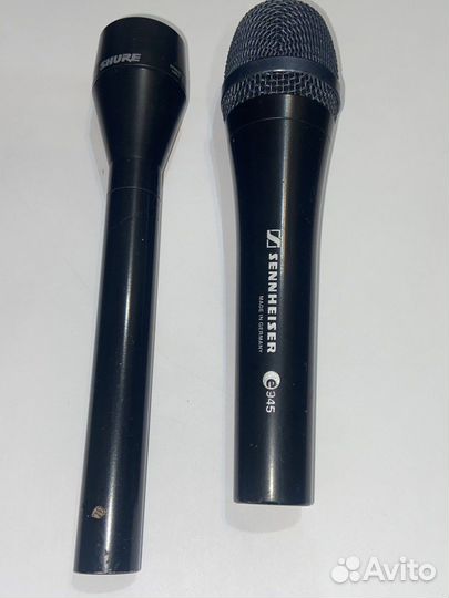 Микрофон Sennheiser E 945 / Микрофон Shure VP64A