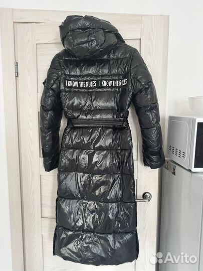 Пуховик женский длинный 42