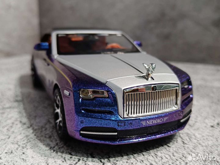 Машинка Металлическая Моделька Rolls-Royce Dawn