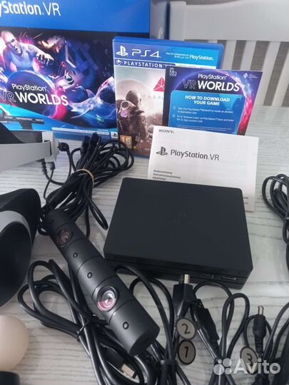 Шлем Sony PS4 и PS5 VR второй ревизии комплект