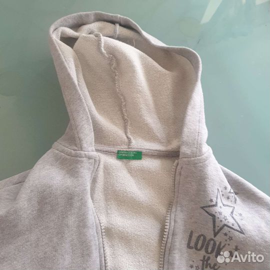 Толстовка с капюшоном на молнии для девочки