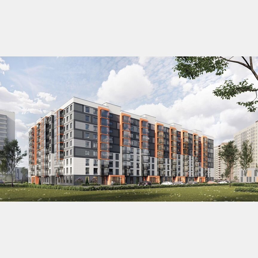 1-к. квартира, 41,4 м², 7/9 эт.