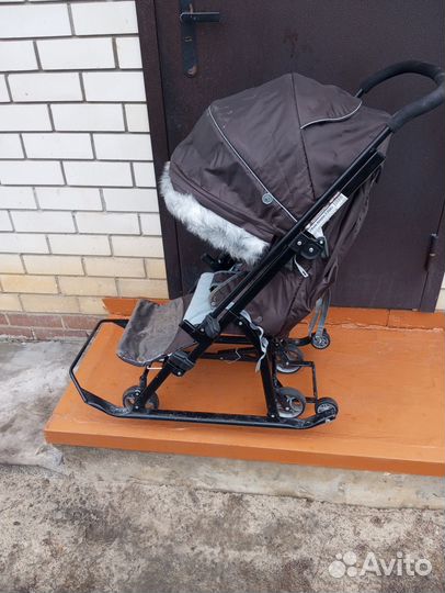 Детские санки коляска