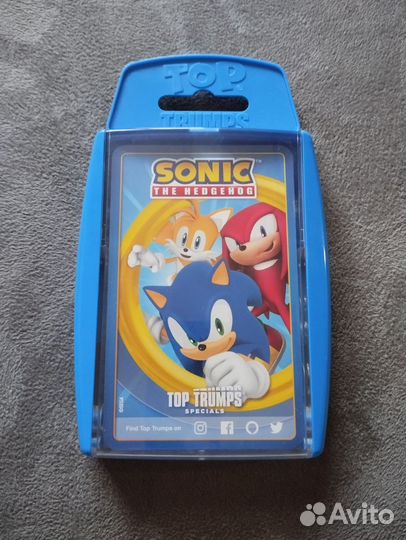 Sonic the hedgehog, карточки