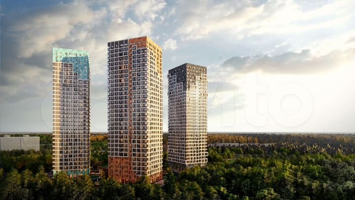 3-к. квартира, 66,2 м², 31/32 эт.