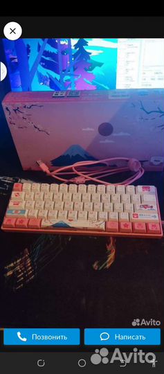 Клавиатура akko 3087 sakura