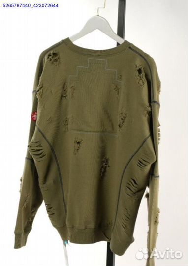 Рваный свитшот Cav Empt оригинальное качество (Арт.96536)