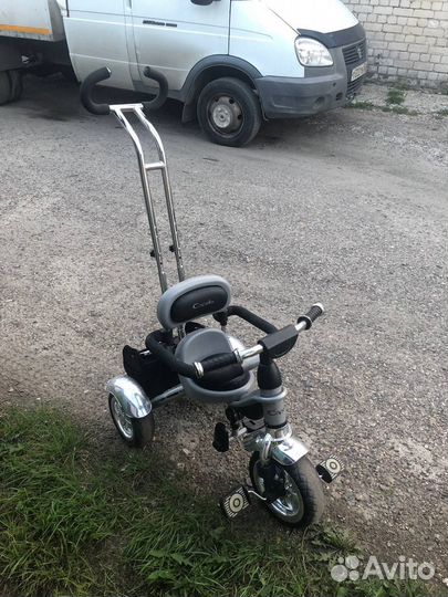 Детский велосипед бу с родительской ручкой
