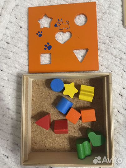 Деревянные игрушки для малышей