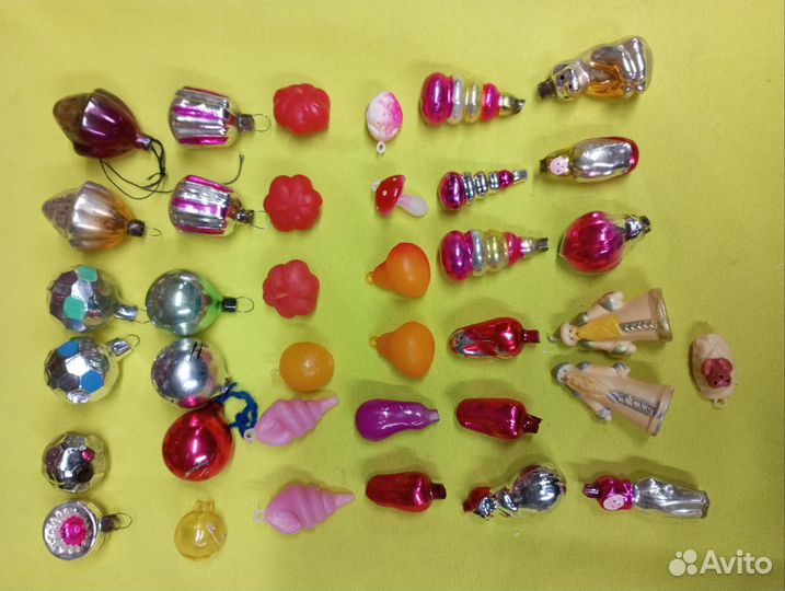 Ёлочные игрушки малютка СССР