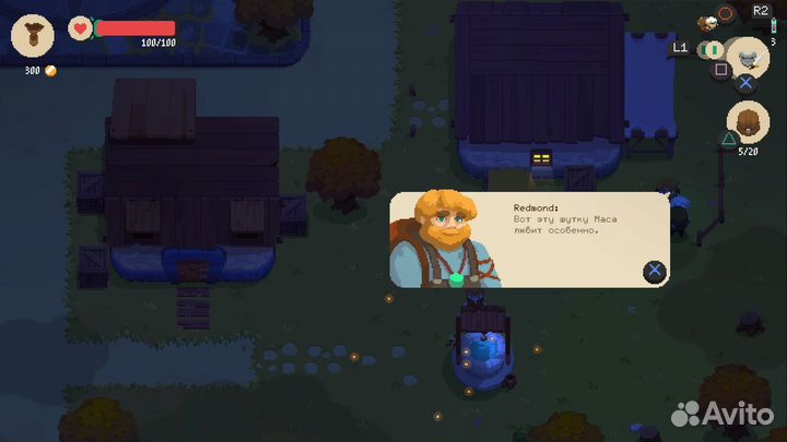 Moonlighter PS4, русские субтитры