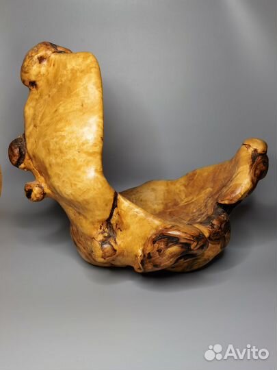 Ваза интерьерная из дерева