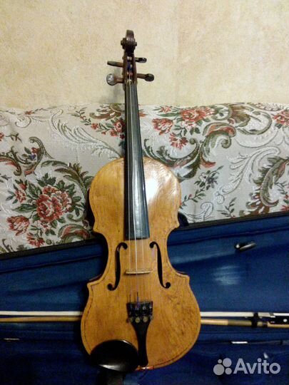 Скрипка 7/8 и смычок для контрабаса продаётся