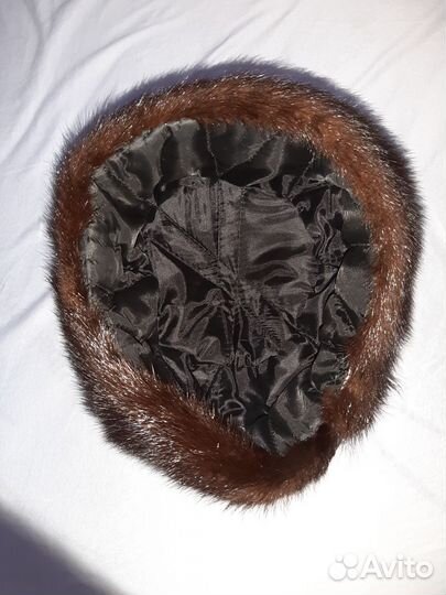 Шапка норковая женская 55