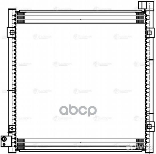 Конденсер honda civic 95/HR-V 98- lrac2311 luzar