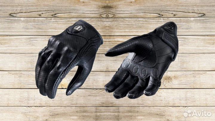 Мотоперчатки Icon, кожа