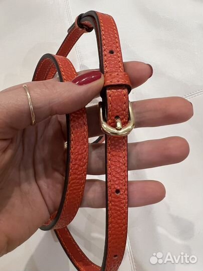 Кожаный ремень для сумки