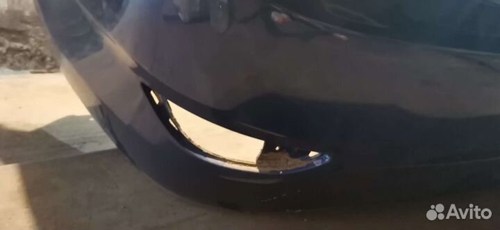 Задний бампер hyundai Solaris 2011