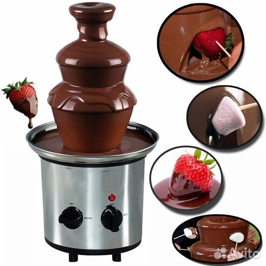 Шоколадный фонтан gastrorag CF16A 3 яруса